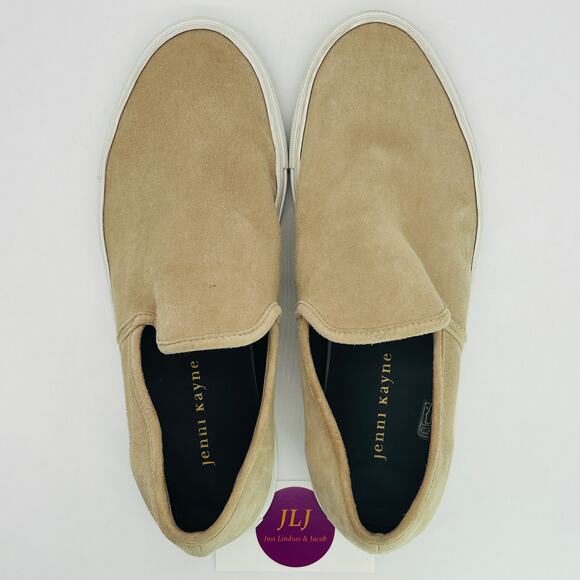 Jenni Kayne Women's Beige Suede Lounger Casual Slip On Sneakers Size 41/ 11 US - Picture 9 of 12